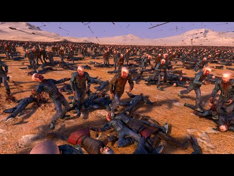25000 RUNNER ZOMBIES VS 23500 ARCHERS - Ultimate Epic Battle Simulator 2 UEBS2