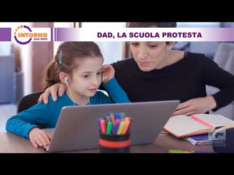 intorno alle nove del  23 03 2021 - Dad, la scuola protesta