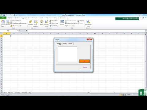 78 Multiple Tabs On A UserForm || VBA Tutorial || Lecture || Microsoft Excel ||