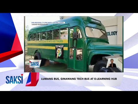 SAKSI Recap: Lumang bus, ginawang tech bus at e-learning hub (Originally aired on April 18, 2024)