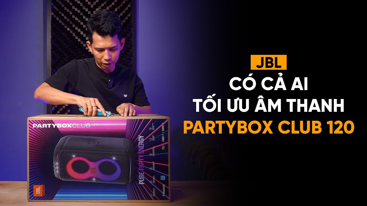 video Loa Bluetooth JBL Partybox Club 120 New 2024 chính hãng 0