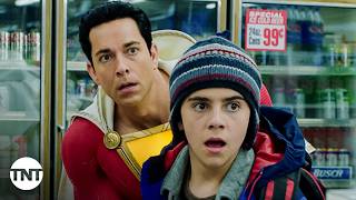 Shazam Uses His New Powers Against Robbers | Watch Shazam! (2019) On Tnt