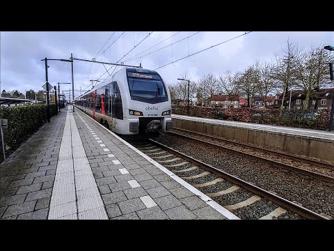 One of the last 'Abellio NRW' FLIRTs flies through Duiven - Fly-by -
