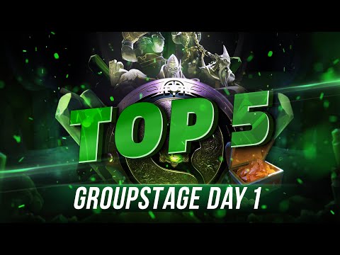 TOP5 Highlights TI8 Group stage - Day 1