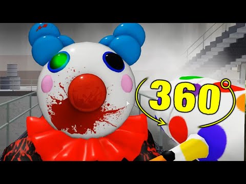 ROBLOX PIGGY 2 EVIL CLOWNY JUMPSCARE 360 - Roblox Piggy Book 2 RP