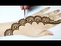 Easy Beautiful Mehndi Design - Stylish Arabic Mehndi Design on Backhand Step by Step- Simple Mehndi