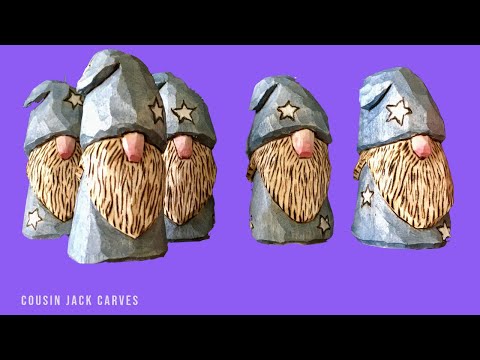 Easy, Simple, and Fun Beginner Whittling Project - A Mini Wizard