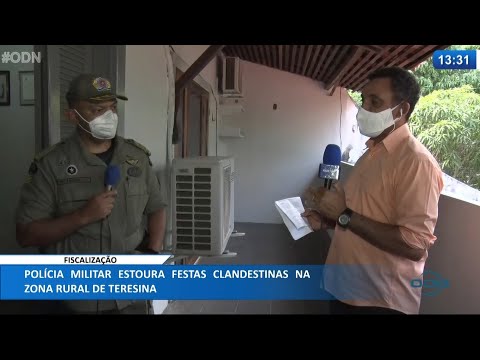 Polícia Militar estoura festas clandestinas na zona rural de Teresina 10 05 2021