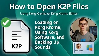 How to Open K2P Files (Korg Krome Keymap)