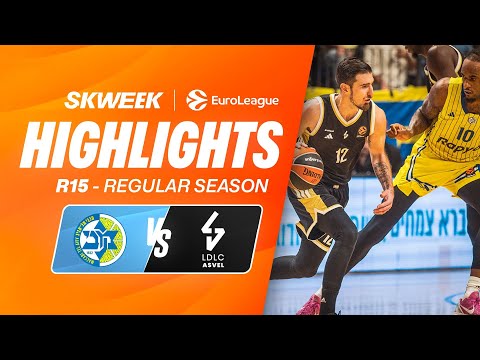 ASVEL STILL LOOKING FOR A WIN - Maccabi vs LDLC ASVEL - EuroLeague Highlights R15