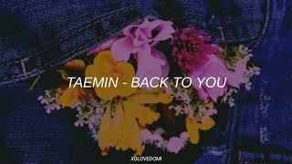 Taemin - Back To You // Sub Español