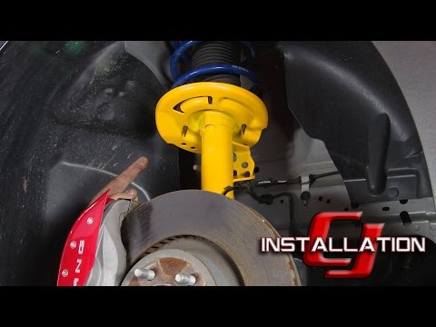 2015-2023 Mustang V6/EcoBoost/GT KONI Shock and Strut Adjustable Yellow Sport Installation