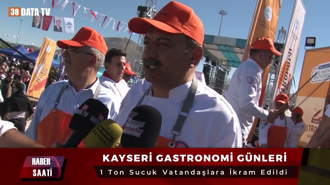 Kayseri Gastronomi Günlerinde 1 Ton Sucuk Dağıtıldı...