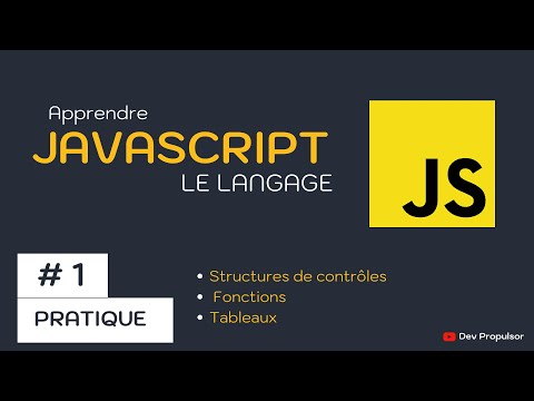 JavaScript : Pratique 1 (structures de contrôles, fonctions, tableaux)