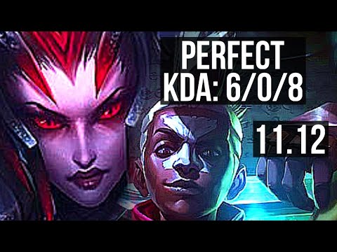 ELISE vs EKKO (JUNGLE) | 6/0/8, 500+ games, Dominating | NA Master | v11.12
