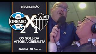 GRÊMIO 2x1 ATLÉTICO-MG: GOLS DA VITÓRIA GREMISTA NA NARRAÇÃO DE PEDRO ERNESTO DENARDIN | 25/02/2026