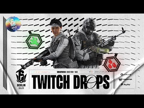 NEW TWITCH DROPS Six Berlin Major - In-GAME Showcase All Items - Rainbow Six Siege Y7 Vector Glare