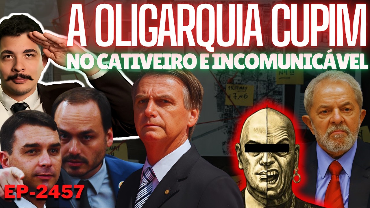 A Oligarquia Cupim: Bolsonaro no CATIVEIRO e Incomunicável + Flávio SEGUE, Apesar dos "Aliados".