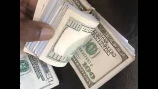 Soulja boy showing off some real money this time