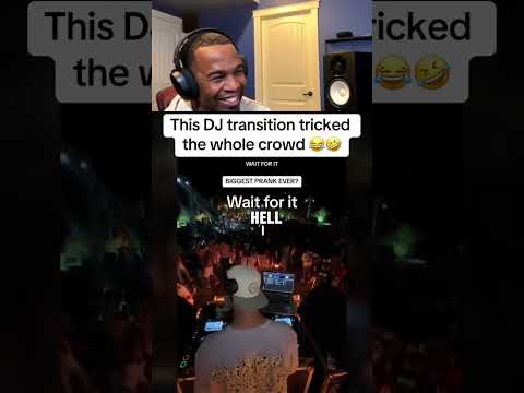 This DJ transition tricked the whole crowd  @:djtmak