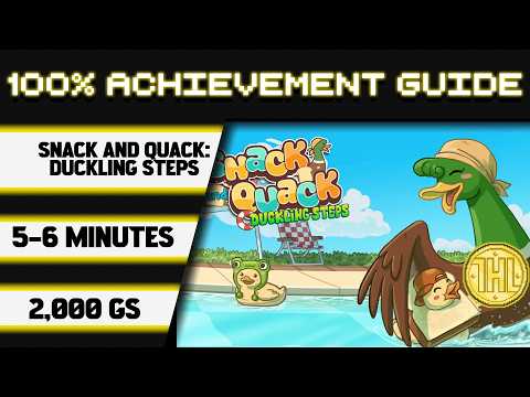 Snack and Quack: Duckling Steps 100% Achievement Walkthrough * 2000GS in 5-6 Minutes *