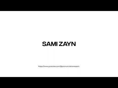 How to pronounce Sami Zayn