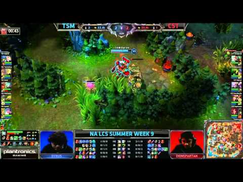 Team Solomid (TSM) vs Team Coast (CST) || Super week NA LCS Summer 2013 W9D1 || Full Game HD