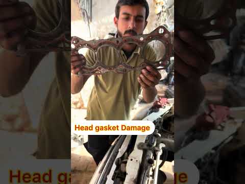 How to solve engine heat up problem and head gasket change #automobile #mechanic #automotive ✅👨‍🔧