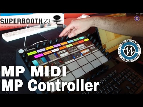 Superbooth 2023: MP MIDI - MP Controller - 127 Encoders for Precise Software Control