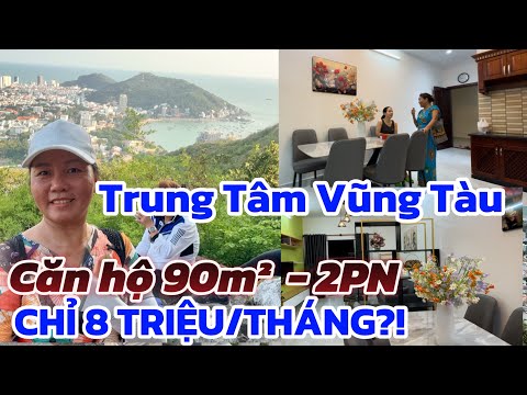 Review of a 90m², 2-Bedroom Apartment in the Center of Vung Tau for Only 8 Million VND/Month | Cl...