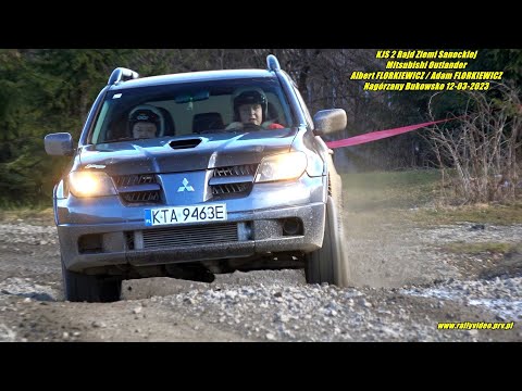 2 Rajd Ziemi Sanockiej -Mitsubishi Outlander-A. FLORKIEWICZ /A. FLORKIEWICZ Nagórzany Bukowsko 2023