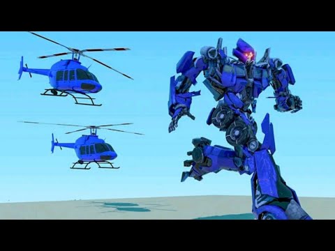 us police car Transform Robot war rescue 2020 android gameplay