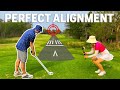 How to Aim a Golf Club - Aiming the Club Face for Perfect Shots