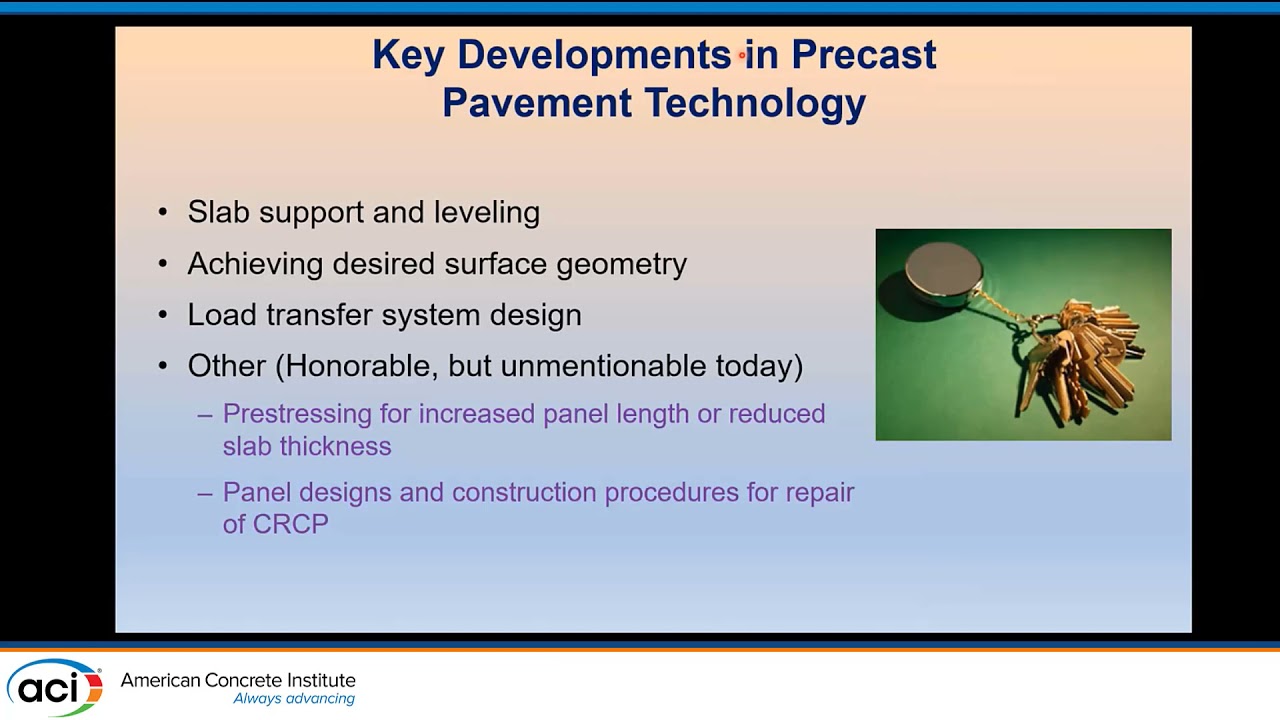 Precast Concrete Pavements