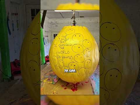 Größte Ball nur aus Farbe