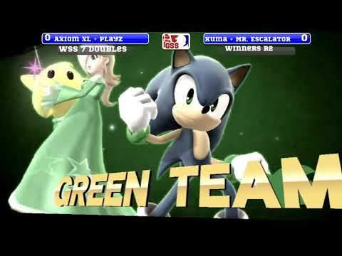 WSS 7 Dubs - Axiom XL + Playz(B)vsKuma + Mr. Escalator(G) - Smash 4 WR2 - Smash 4 - Smash for Wii U