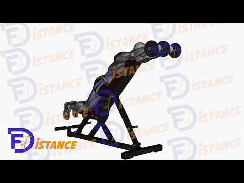 Élévations frontales avec haltères, poitrine en appui sur un banc - Exercice Élévations frontales avec haltères, poitrine en appui sur un banc en vidéo