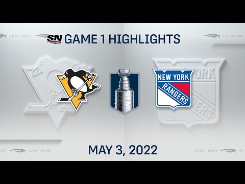 NHL Game 1 Highlights | Penguins vs. Rangers - May 3, 2022
