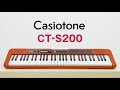 Casio Keyboard CT-S200WE Weiss