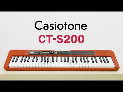 Sintezatorius Casio CT-S200RD video