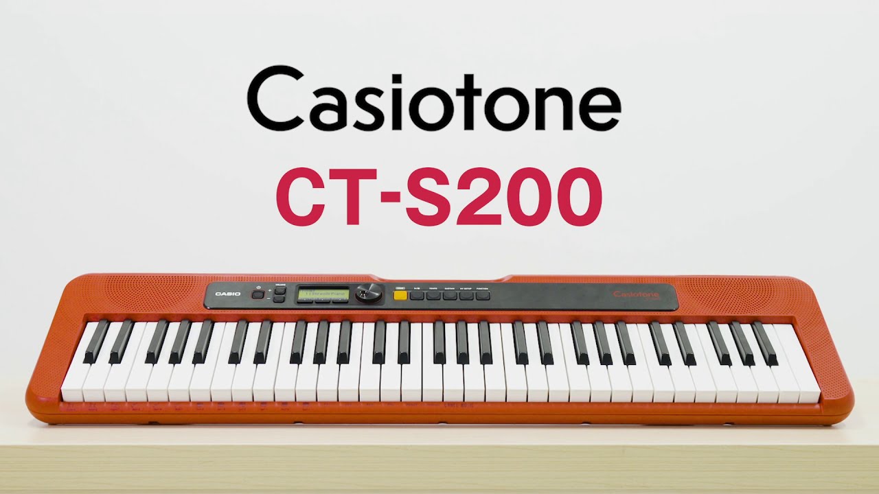 Casio Clavier CT-S200BK Noir