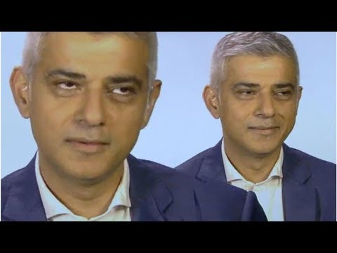 Sadiq Khan ROLLS HIS EYES and claims done 'all I can' to tackle knife crime crisis – VIDEO