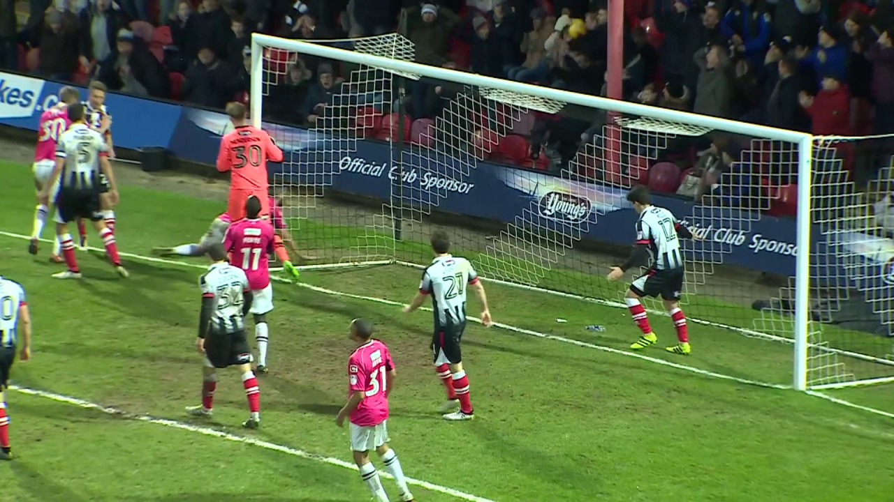 Grimsby Town 2-0 Notts County League Two 2016/17