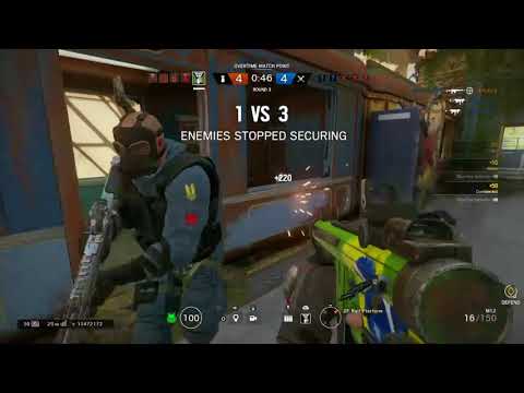 1v4 Ranked Overtime Clutch | Rainbow Six Siege