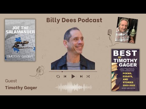 Timothy Gager   Best Selling Writer, Novelist, and Poet (Webcam Version)