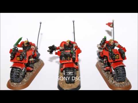 BLOOD ANGELS - Scout Bike Squad Tactics - 7th Edition 2017