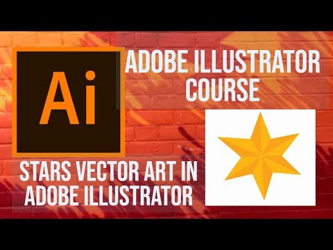 Adobe Illustrator Tutorials For Beginners Stars Vector Art in Adobe Illustrator