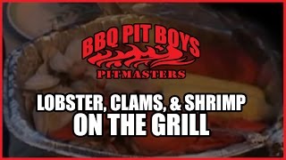 Lobster, Clam, Shrimp on the Grill by the BBQ Pit Boys