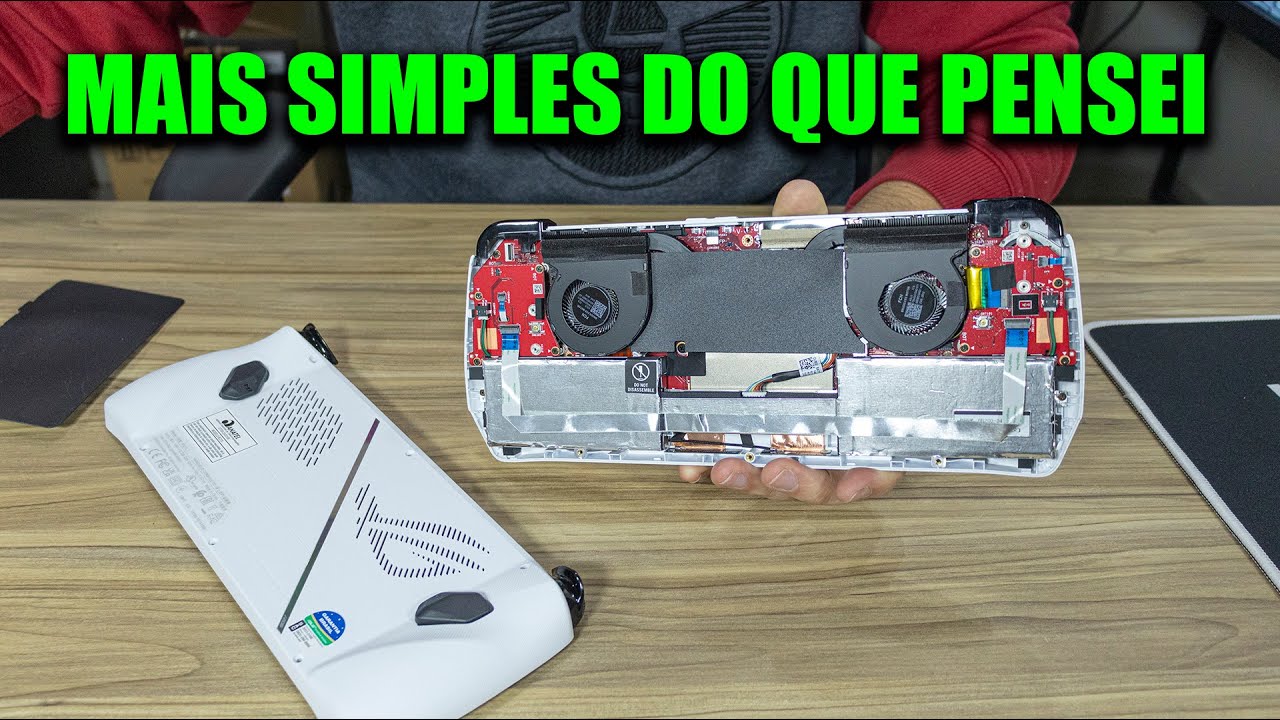 COMO É POR DENTRO DO ROG ALLY? DÁ PRA FAZER ALGUM UPGRADE?