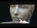 Sculpting a female head in clay. Sculpting tutorial ...